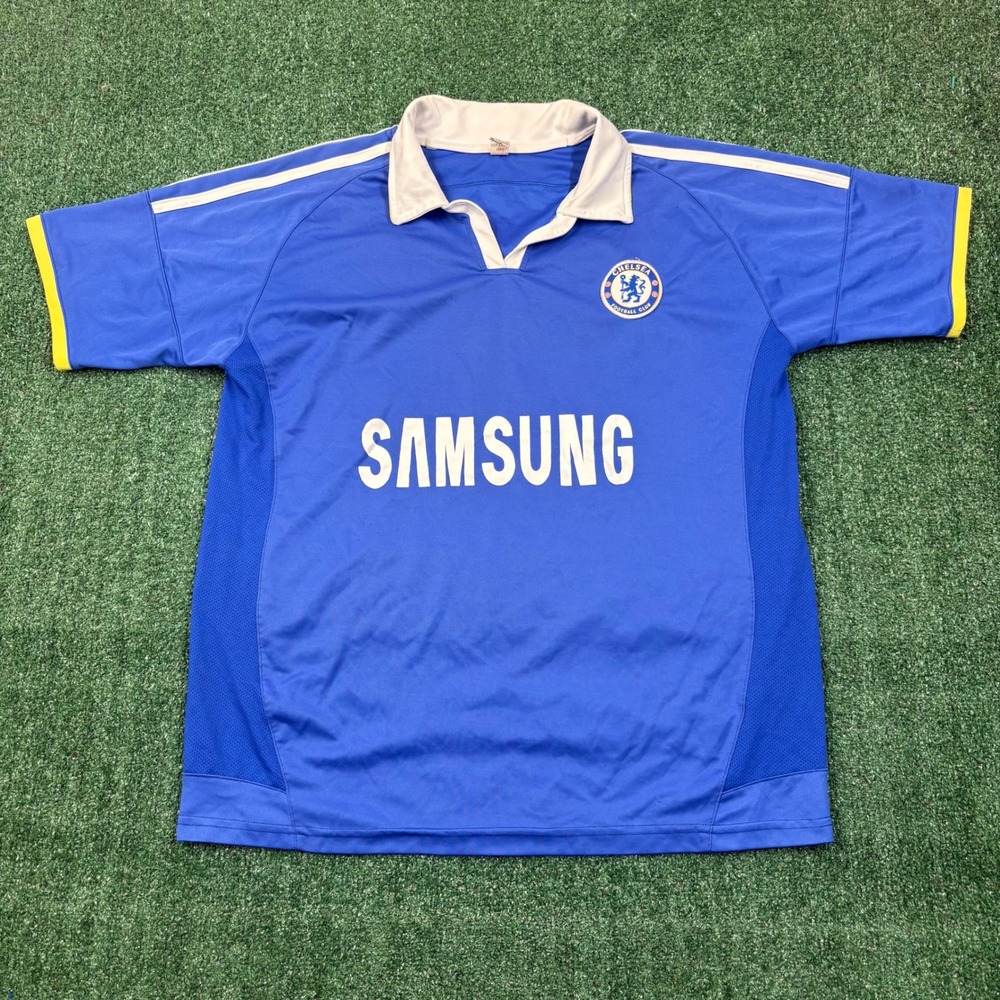 Vintage Chelsea FC Samsung Soccer Jersey T-shirt Blue 2